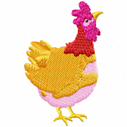 Chickens And Roosters Embroidery Design 10 Chickens And Roosters Embroidery Design 10